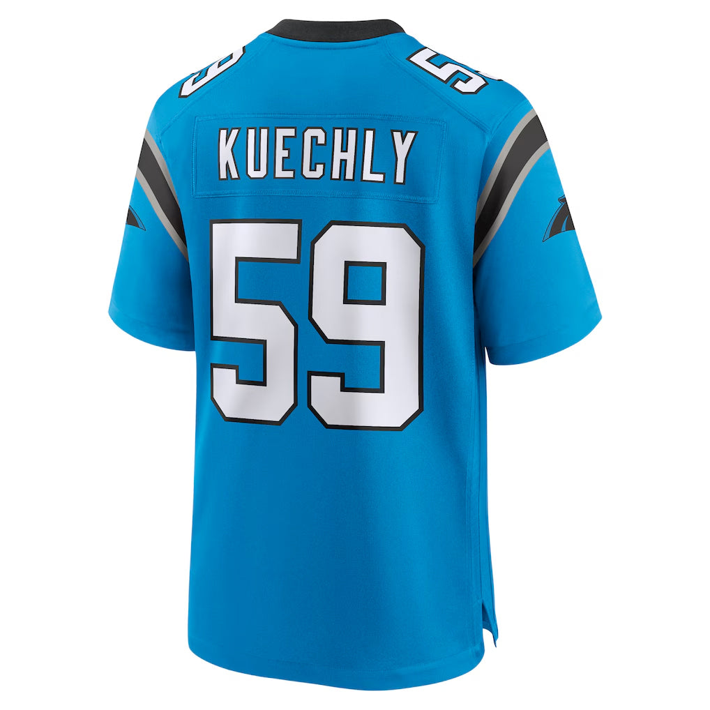 Adric C.Panthers #59 Luke Kuechly Player Blue Home Game Stitched Jerseys
