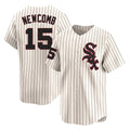 Adric C.White Sox #15 Sean Newcomb Player Cream Cooperstown Collection Limited Home Stitched Jerseys