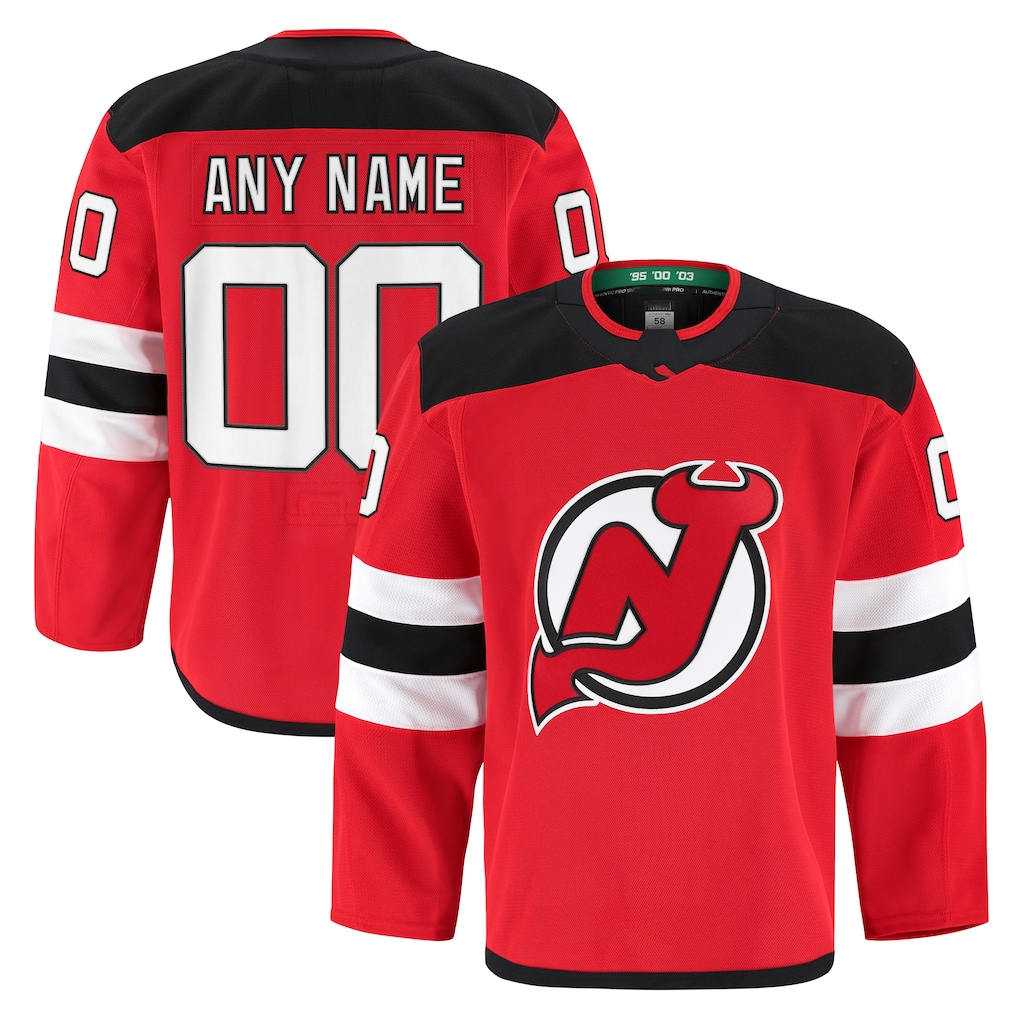 Adric Cheap NJ.Devils Red Home Authentic Pro Jerseys