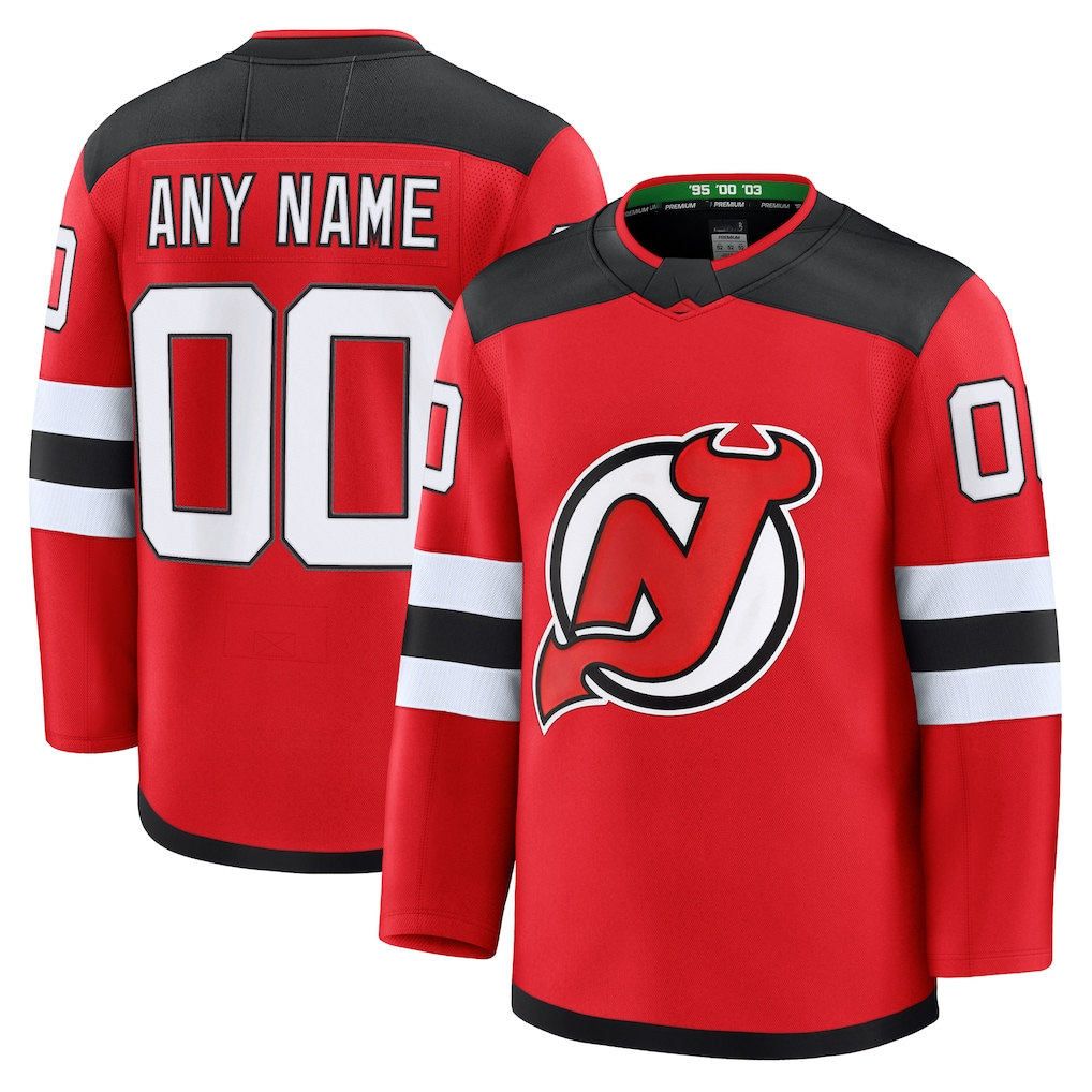 Adric Cheap NJ.Devils Red Home Premium Jerseys