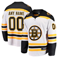 Adric Custom B.Bruins White Away Breakaway Stitched Jerseys