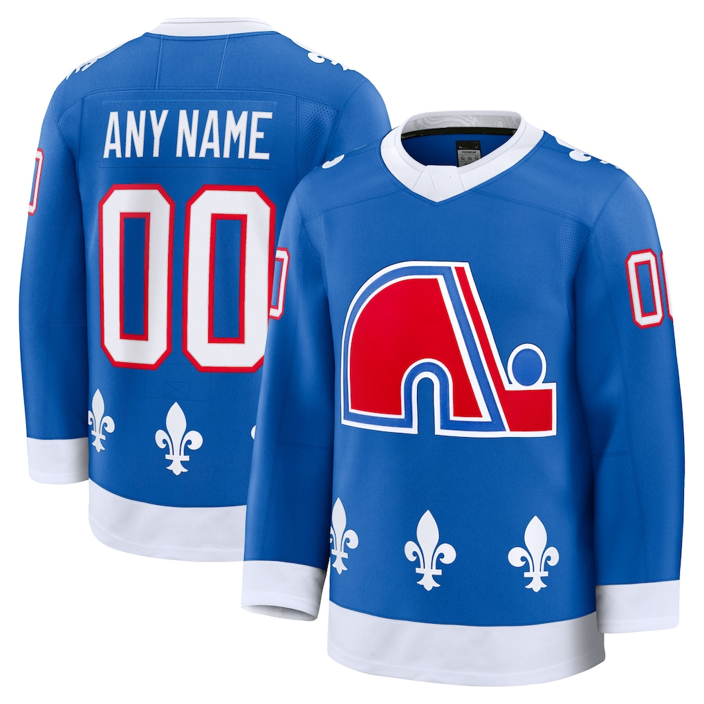 Adric Custom C.Avalanche Blue Alternate Heritage Premium Jerseys