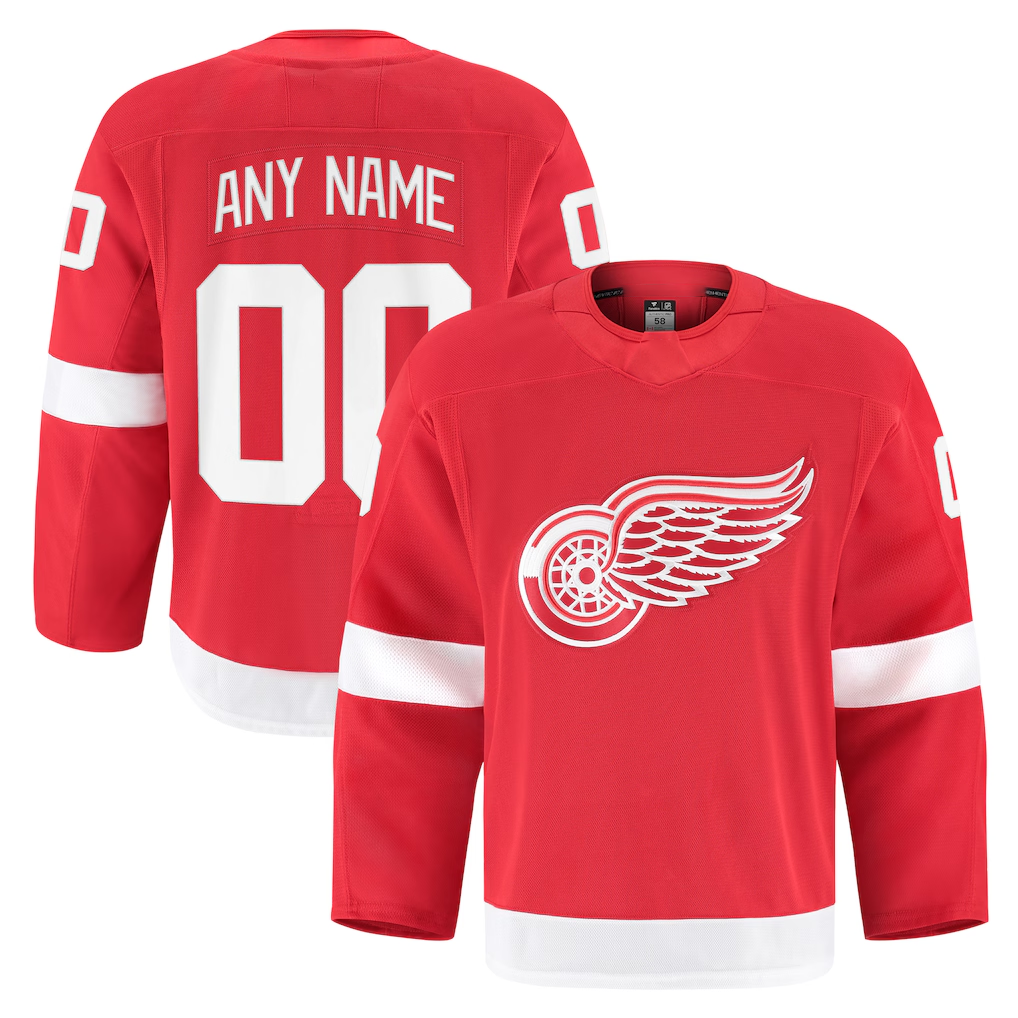 Adric Custom DR.Wings Red Home Authentic Pro Jerseys