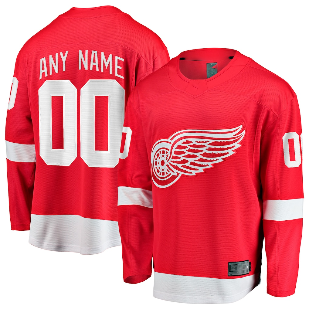 Adric Custom DR.Wings Red Home Breakaway Jerseys