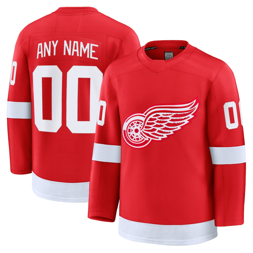 Adric Custom DR.Wings Red Home Premium Jerseys