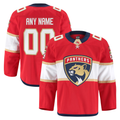 Adric Custom F.Panthers Red Home Authentic Pro Jerseys