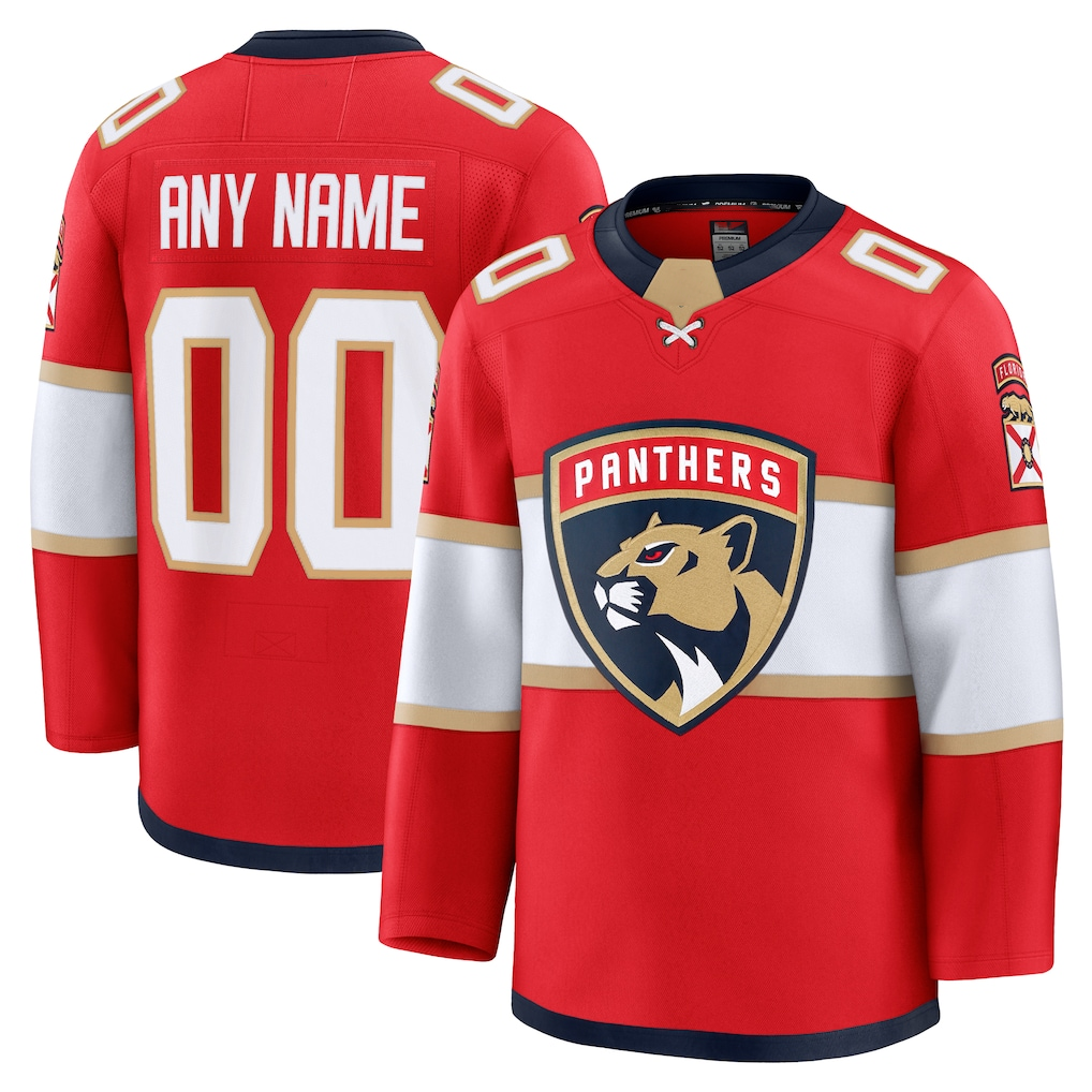 Adric Custom F.Panthers Red Home Premium Jerseys