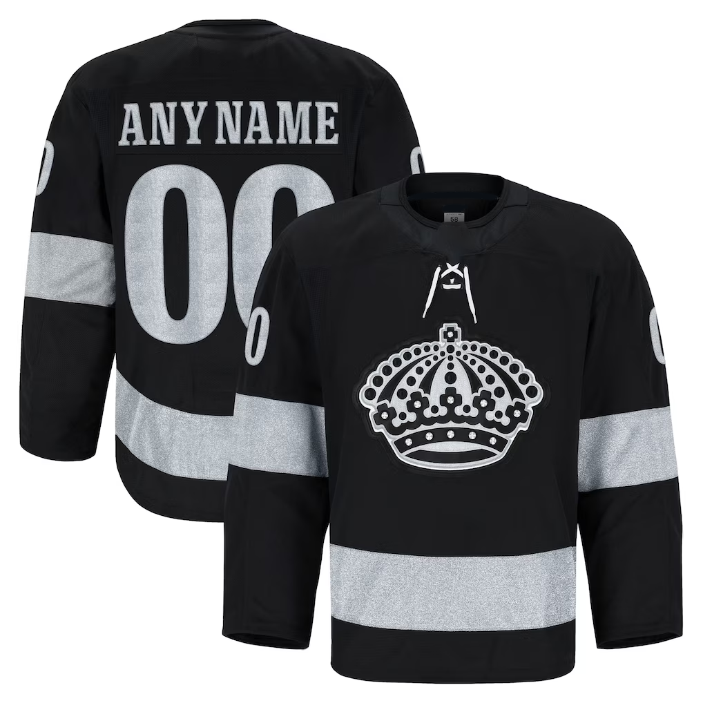 Adric Custom LA.Kings Black Alternate Authentic Pro Jerseys