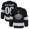 Adric Custom LA.Kings Black Alternate Authentic Pro Jerseys