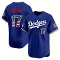 LA.Dodgers #17 Shohei Ohtani Royal USA 250 Fourth of July Limited Baseball Stitched Jersey