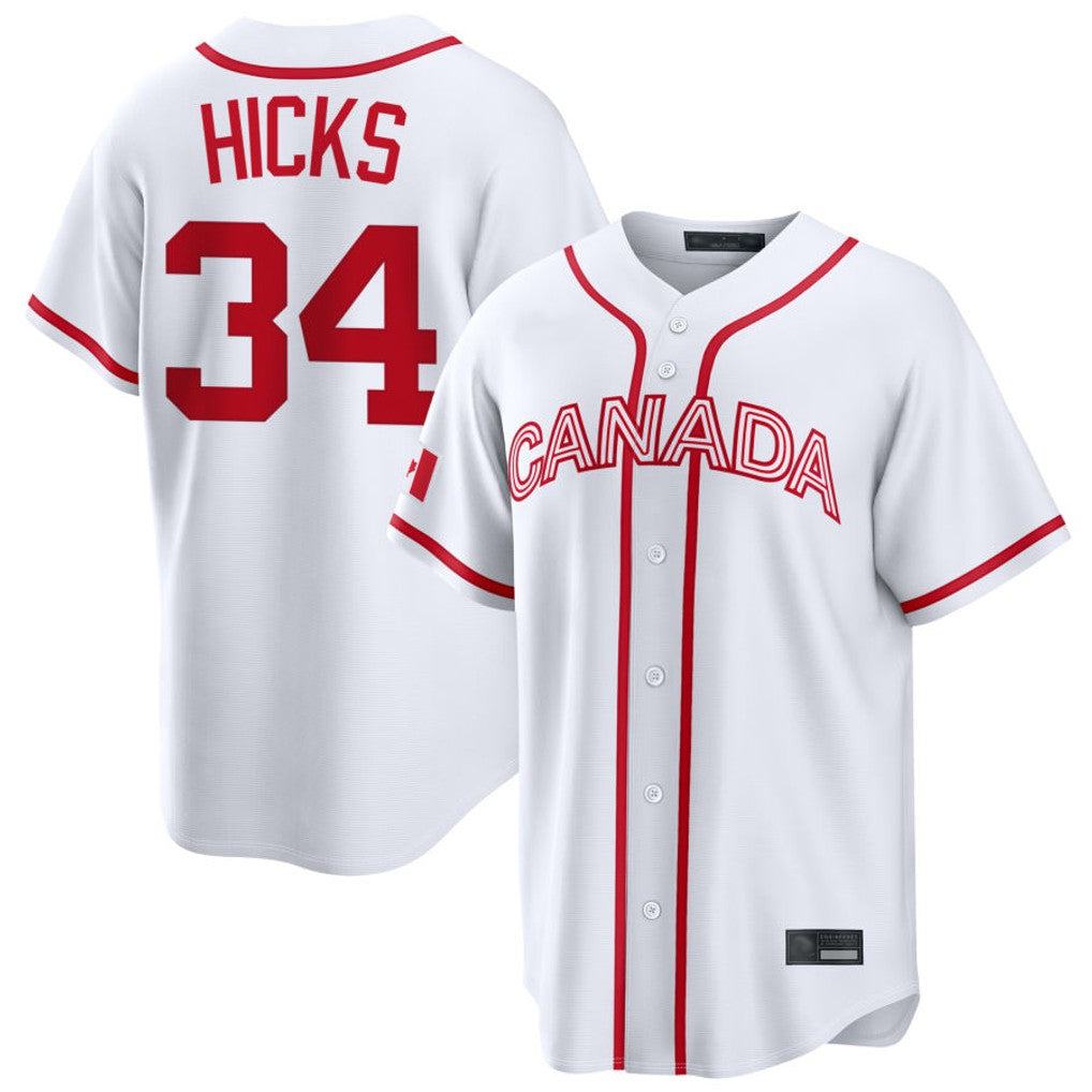 Adric M.Marlins #34 Liam Hicks Player White 2026 World Classic Home Pick-A-Player Stitched Jerseys