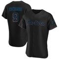 Adric M.Marlins #9 Xavier Edwards Player Black Home Limited Elite Stitched Jerseys
