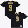 Adric NO.Saints #9 Drew Brees Mitchell & Ness Black 2009 Legacy Jersey