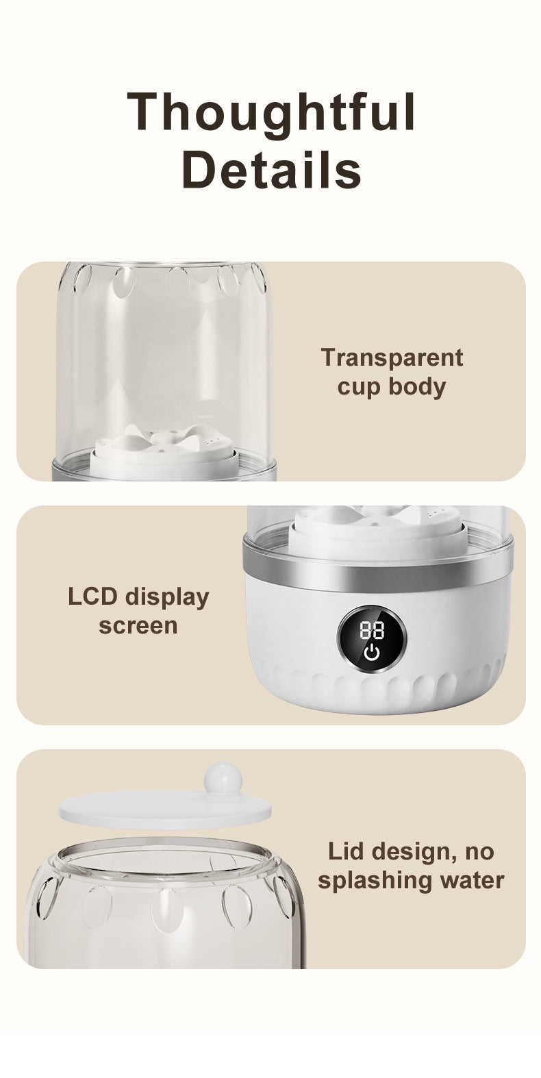 New Mini Laundry Cup Dormitory Home Washing Underwear and Socks