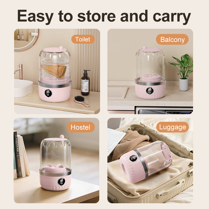 New Mini Laundry Cup Dormitory Home Washing Underwear and Socks