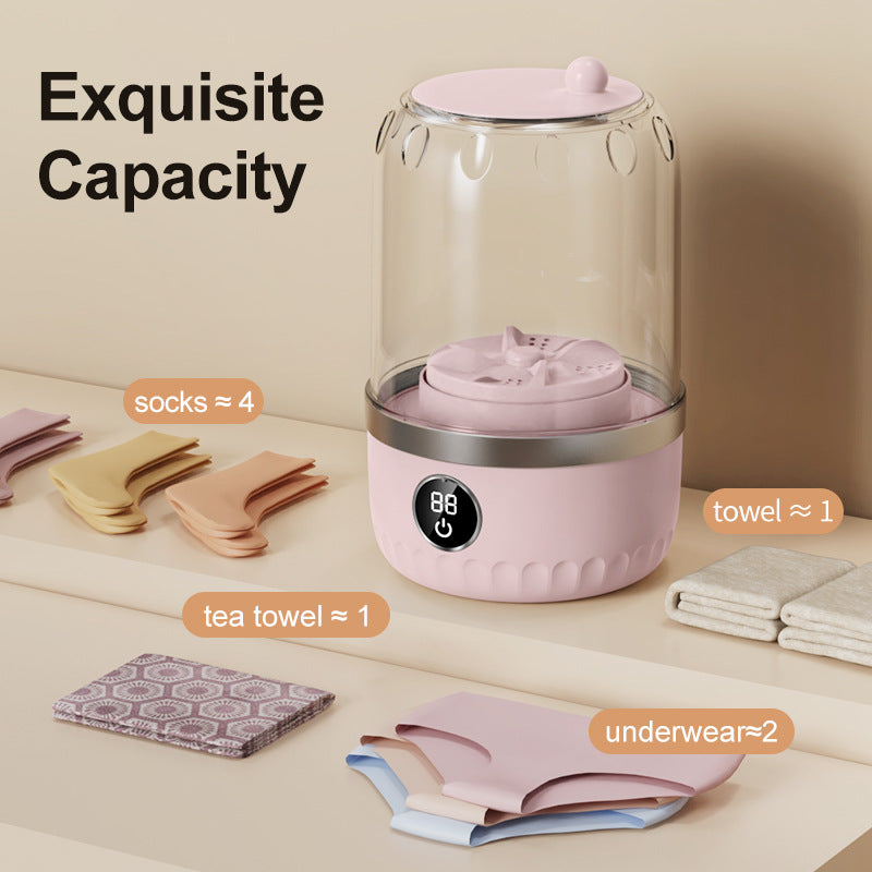 New Mini Laundry Cup Dormitory Home Washing Underwear and Socks